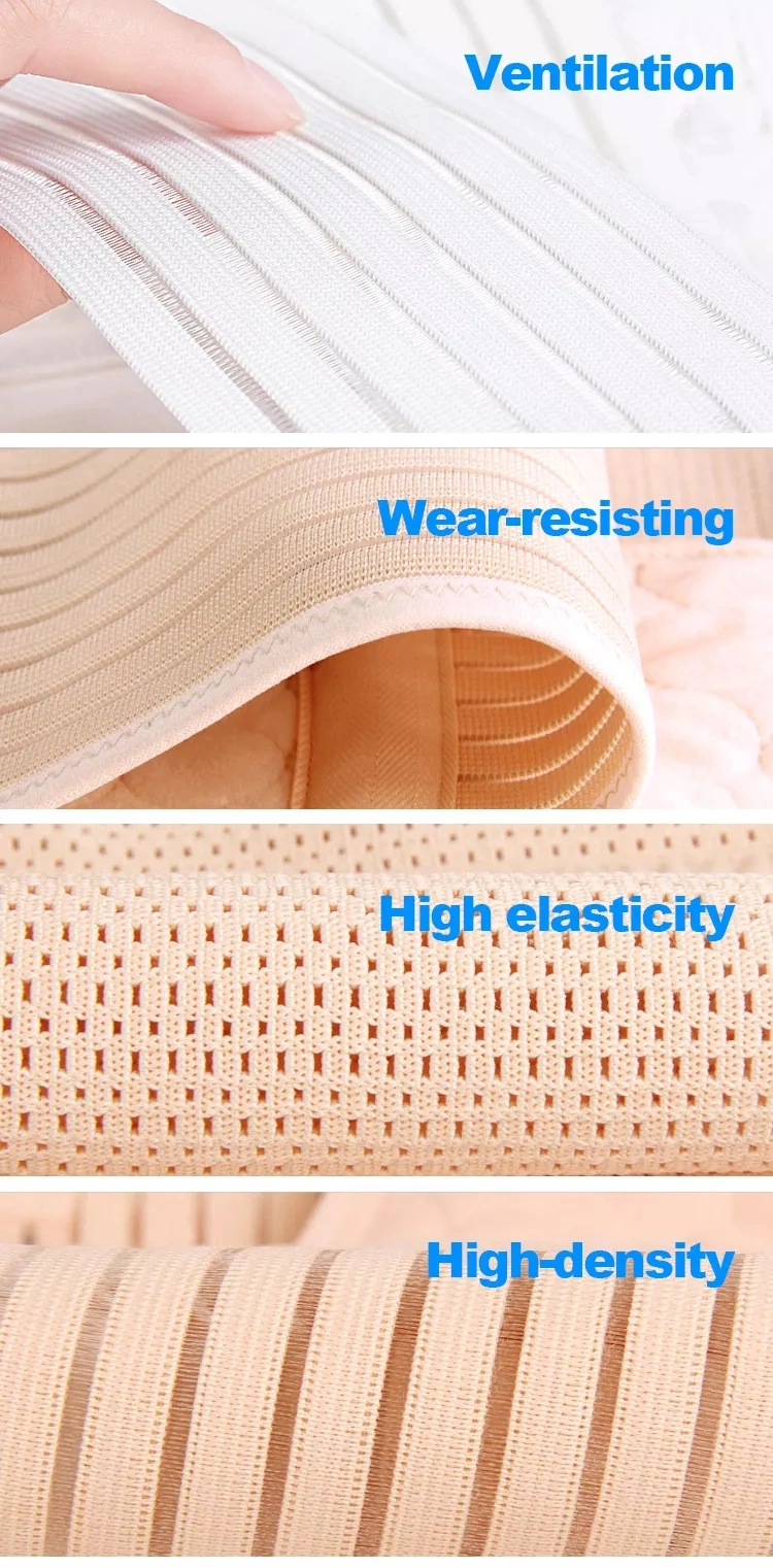 Free Samples Custom Wide Strong Woven Breathable Fish Line Elastic Band for Medical Webbing