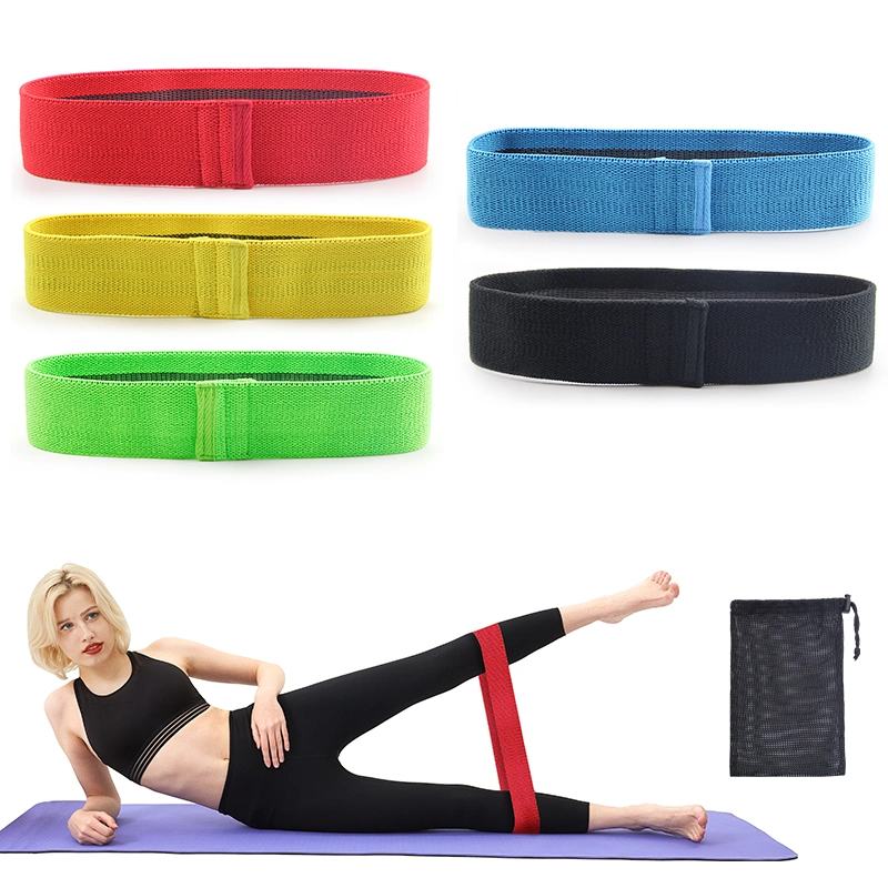 Wholesale Custom Pattern Professional Gym Equipment Resistance Band for Woman Hip Circle Resistance Bands