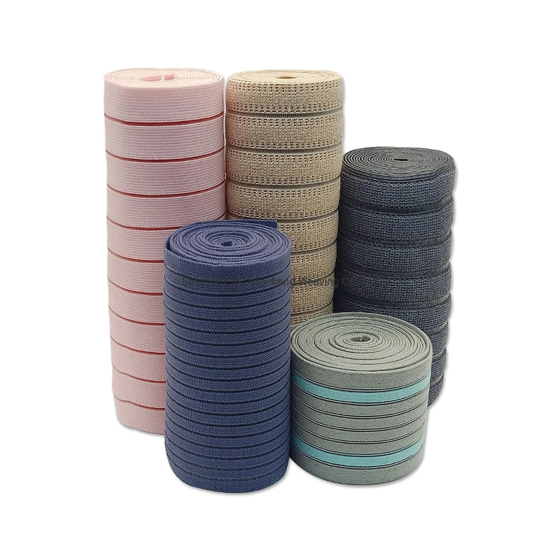 Free Samples Custom Wide Strong Woven Breathable Fish Line Elastic Band for Medical Webbing